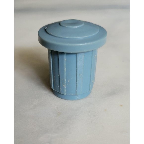 Vintage Rare Oscar the Grouch in Trash Can - Picture 3 of 5